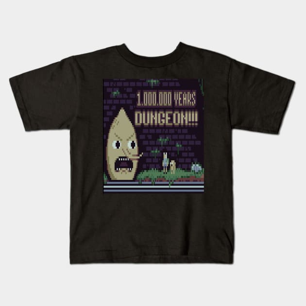 ONE MILLION YEARS DUNGEON!!! Kids T-Shirt by JaylahKrueger